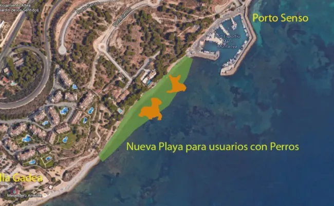 Playa canina de Mar y Montana